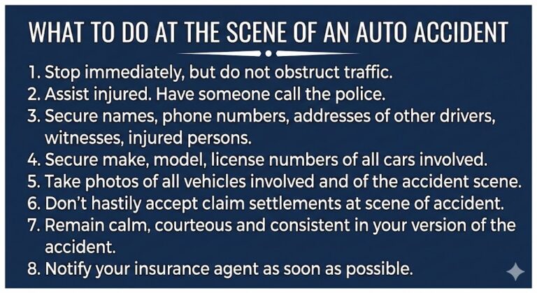 8-Step Auto Accident Checklist for Illinois and Wisconsin drivers - R Hobbs Insurance Agency